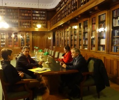 8 November 2016 The Head of the Parliamentary Friendship Group with Slovenia Milija Miletic in meeting with the Slovenian Ambassador in Belgrade, H.E. Vladimir Gasparic